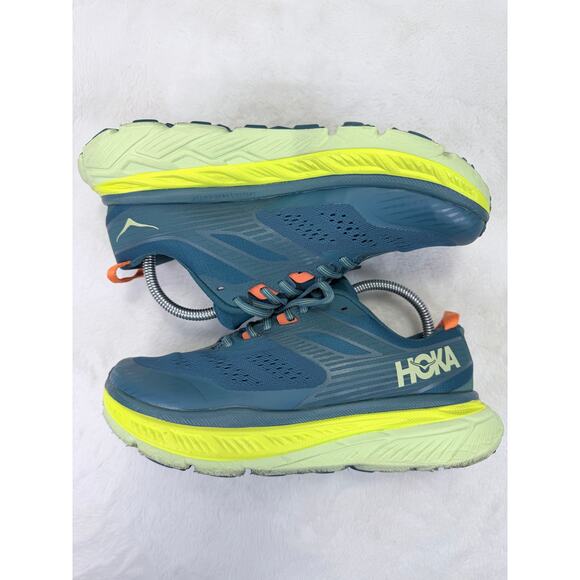 Hoka One One Stinson ATR 6 Mens Trail Running Shoes Blue Coral 8.5 main image 10